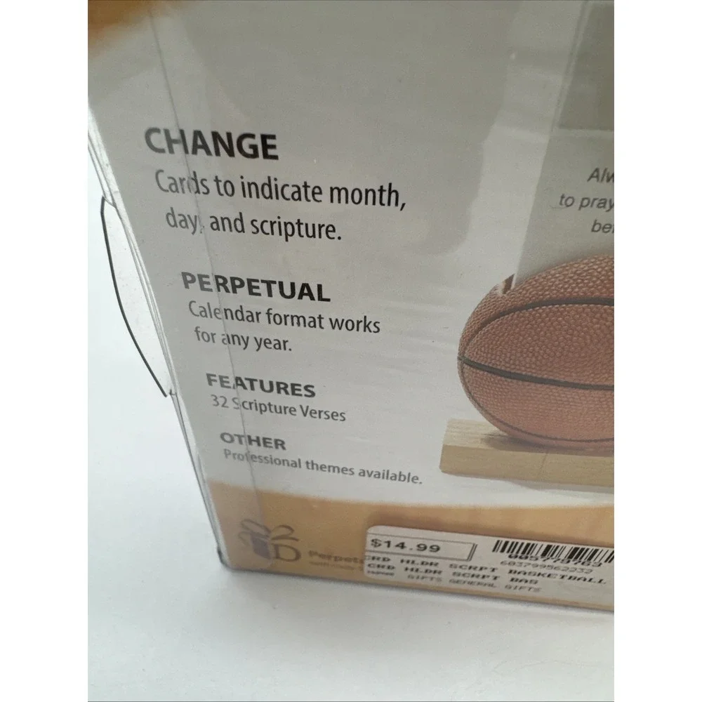 Dicksons‎ Sports Perpetual Basketball Calendar Daily Scripture Verses New